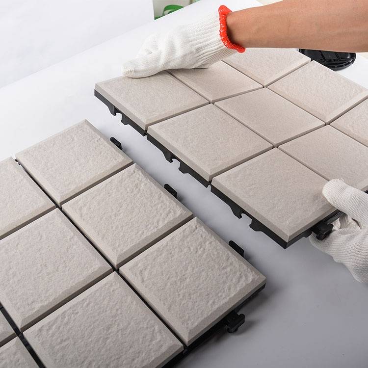 Pvc Garage Floor Tiles With Interlocking Plastic Base,Pp Deck Tile,Plastic Roof Floor Tile